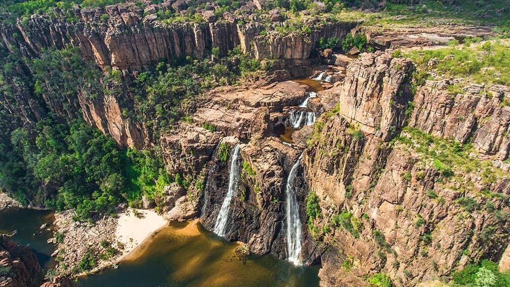 Twin Falls in Kakadu National Park. Picture by Tourism NT/Sam Earp Twin Falls in Kakadu National Park. Picture by Tourism NT/Sam Earp