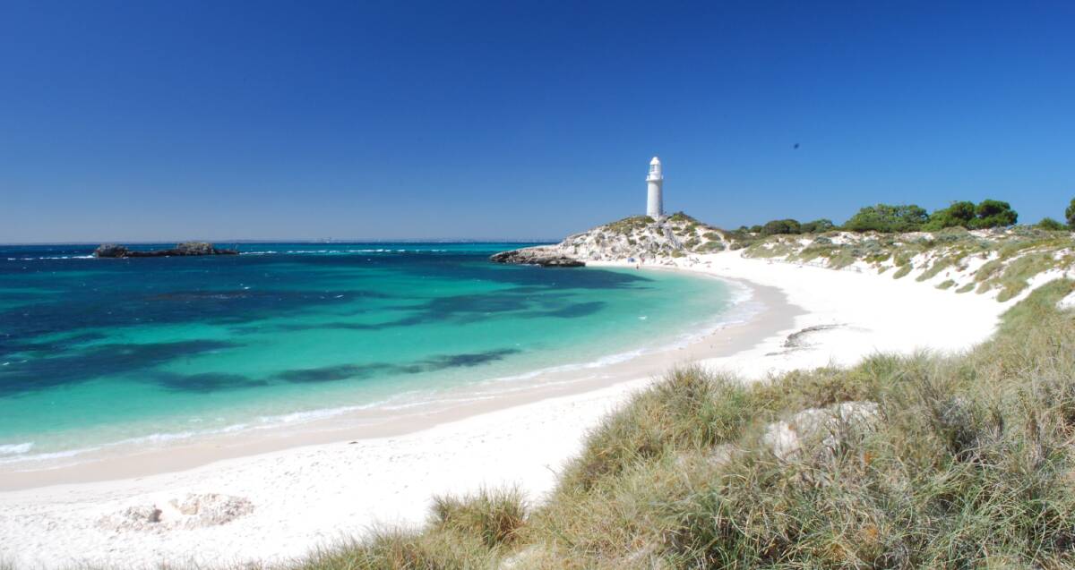 Pinky Beach on Rottnest Island in WA.