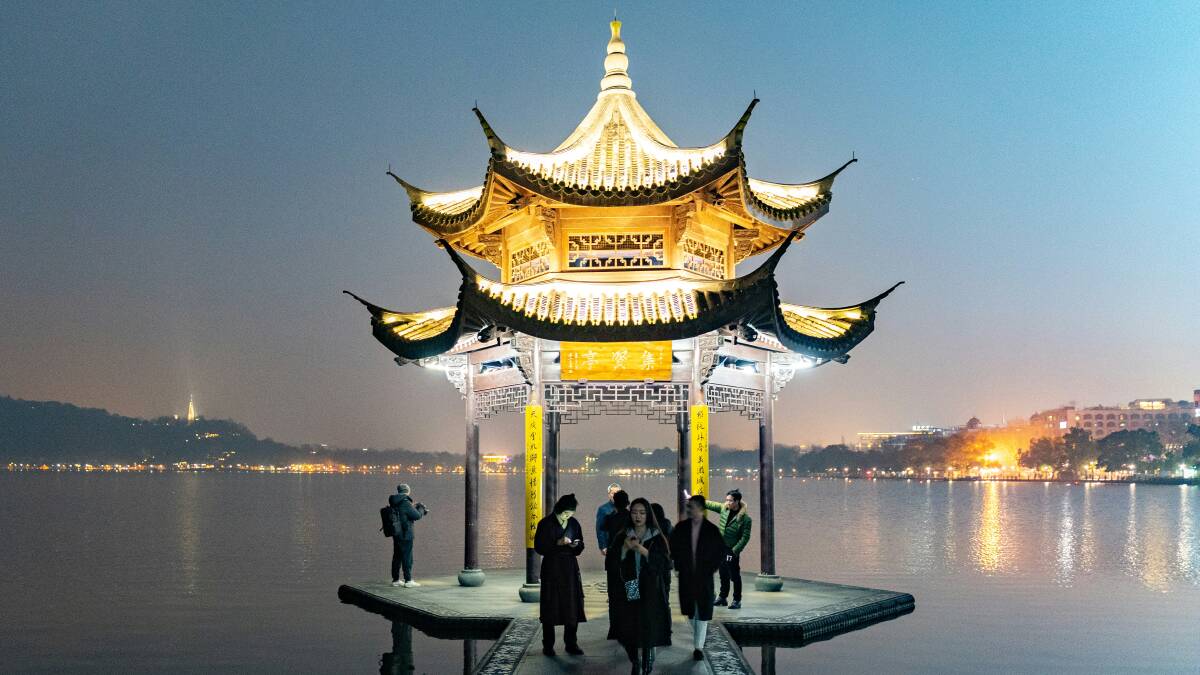 A night shot on West Lake, Hangzhou, China. Picture from Unsplash / Jade Masri A night shot on West Lake, Hangzhou, China. Picture from Unsplash / Jade Masri