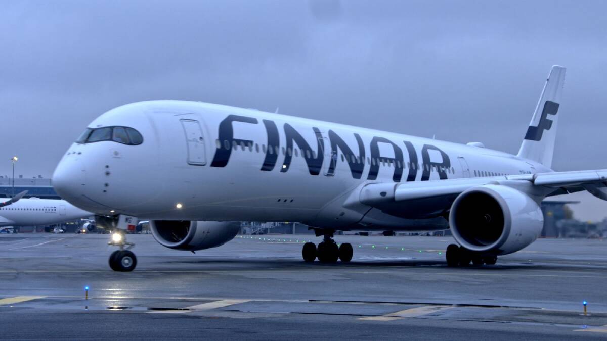 Finnairs A350 in operation. Picture supplied
