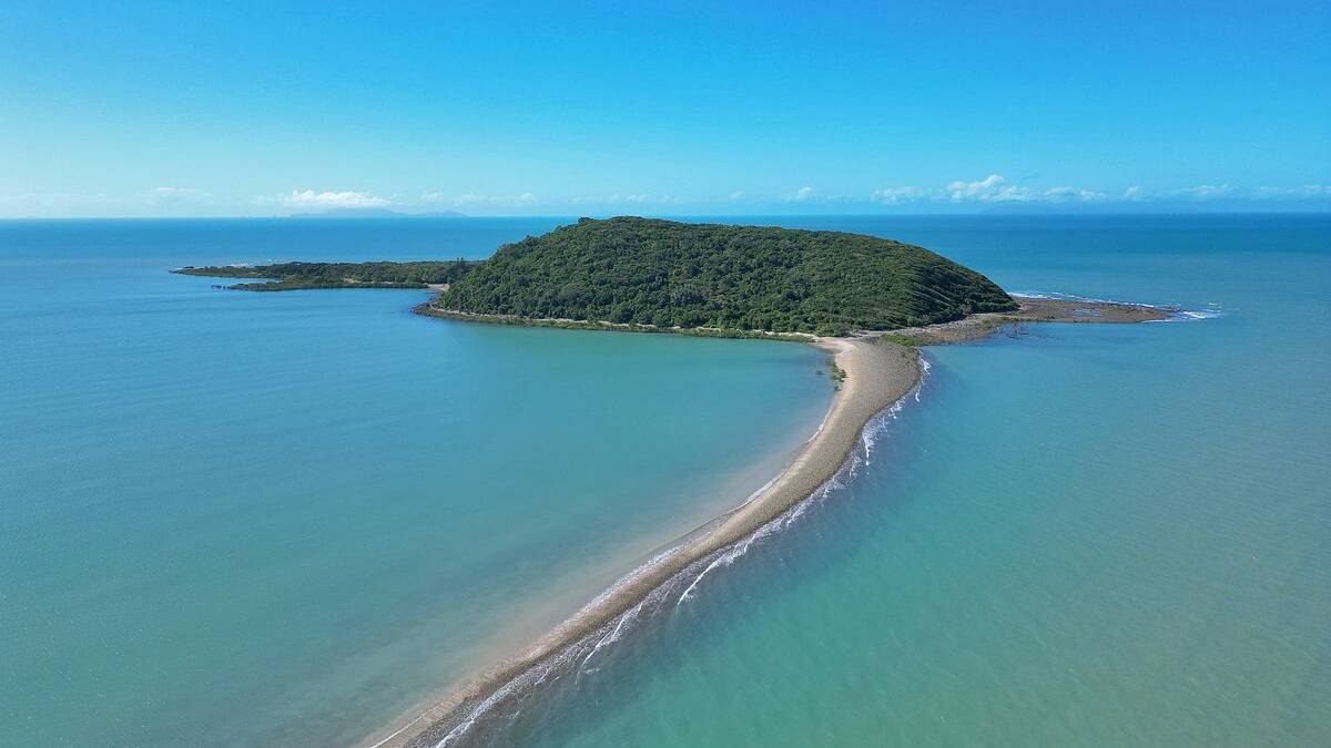The one-of-a-kind freehold island is located off the coast of Mackay.