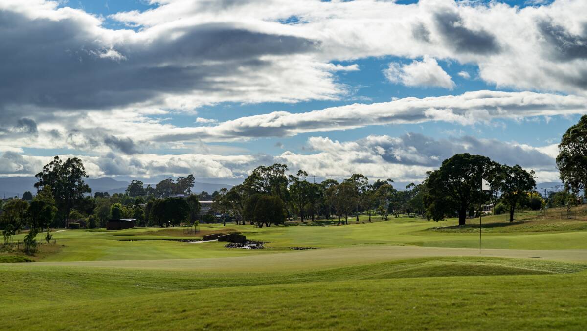 Looking along the 18th fairway of the Championship Course at Country Club Tasmania from the green. Picture by Phillip Biggs Looking along the 18th fairway of the Championship Course at Country Club Tasmania from the green. Picture by Phillip Biggs