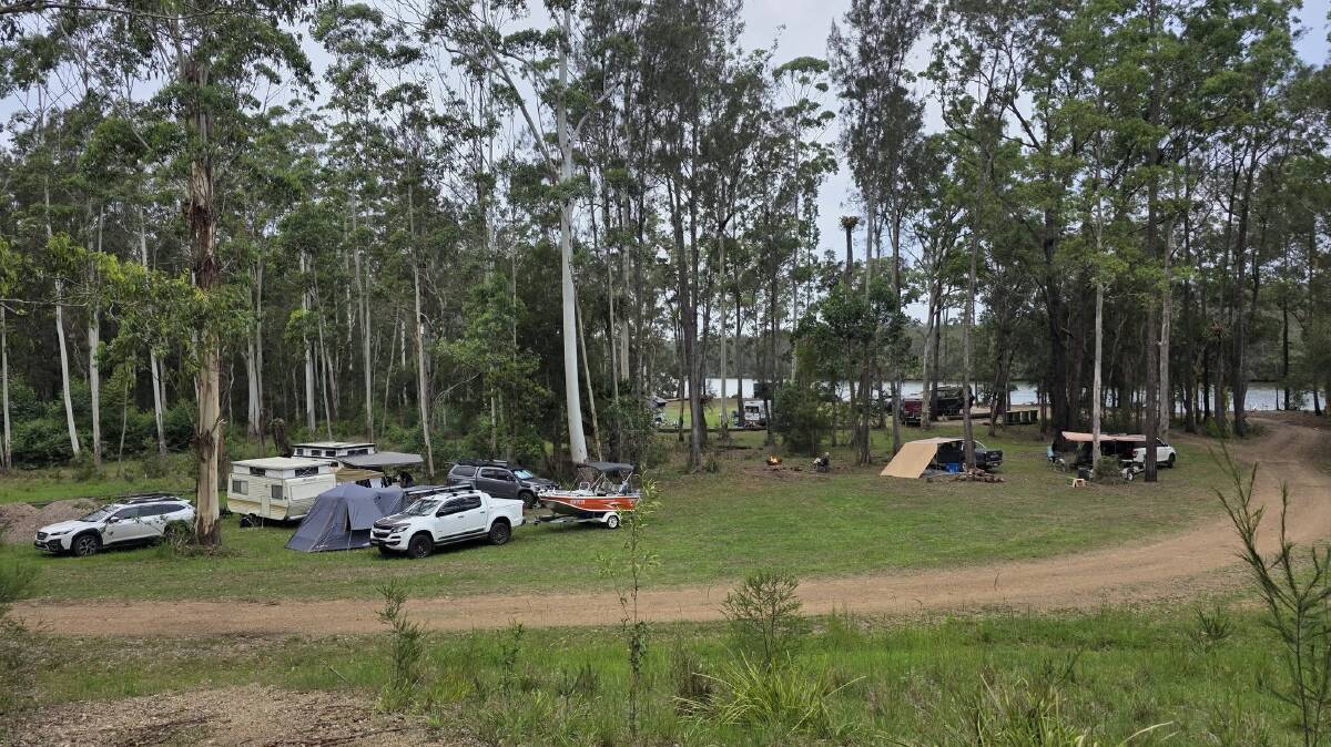 Campers at the Minimbah Fishing Lodge. Picture supplied by Minimbah Fishing Lodge