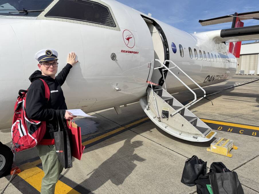 Lyle Taylor was on the final flight of the now retired Q300 fleet in 2025. File picture Lyle Taylor was on the final flight of the now retired Q300 fleet in 2025. File picture