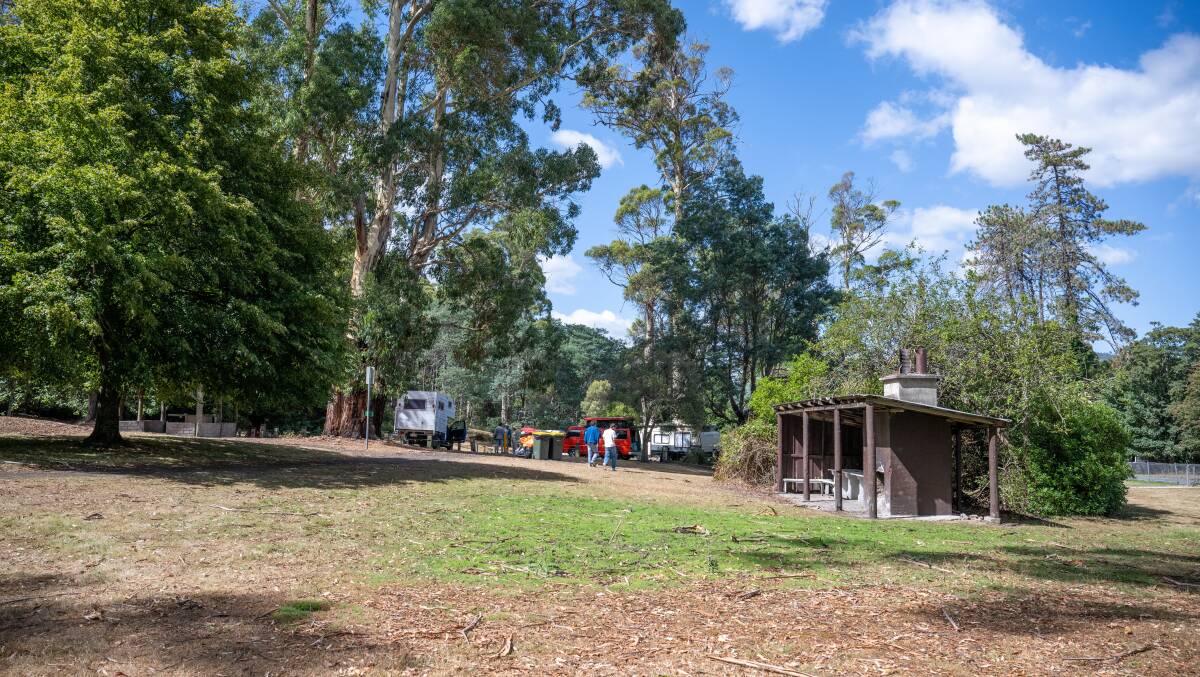 Lilydale Falls Reserve is a popular camp spot near Tasmania. Picture by Paul Scrambler