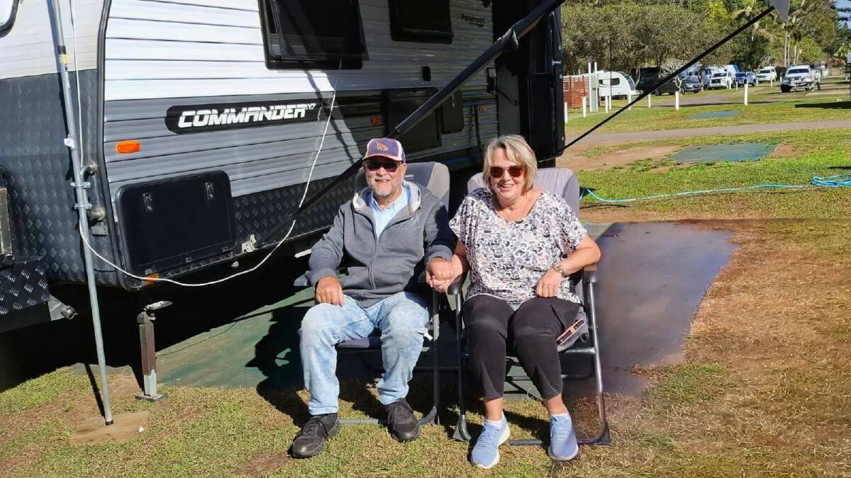 Jeanette and Phil Evans love the freedom that comes with the grey nomad lifestyle. Pictyure supplied Jeanette and Phil Evans love the freedom that comes with the grey nomad lifestyle. Pictyure supplied