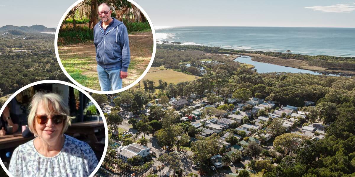 Despite getting caught in ex-Tropical Cyclone Alfred, Phil and Jeanette still love to travel to Byron Bay. Pictures supplied Despite getting caught in ex-Tropical Cyclone Alfred, Phil and Jeanette still love to travel to Byron Bay. Pictures supplied