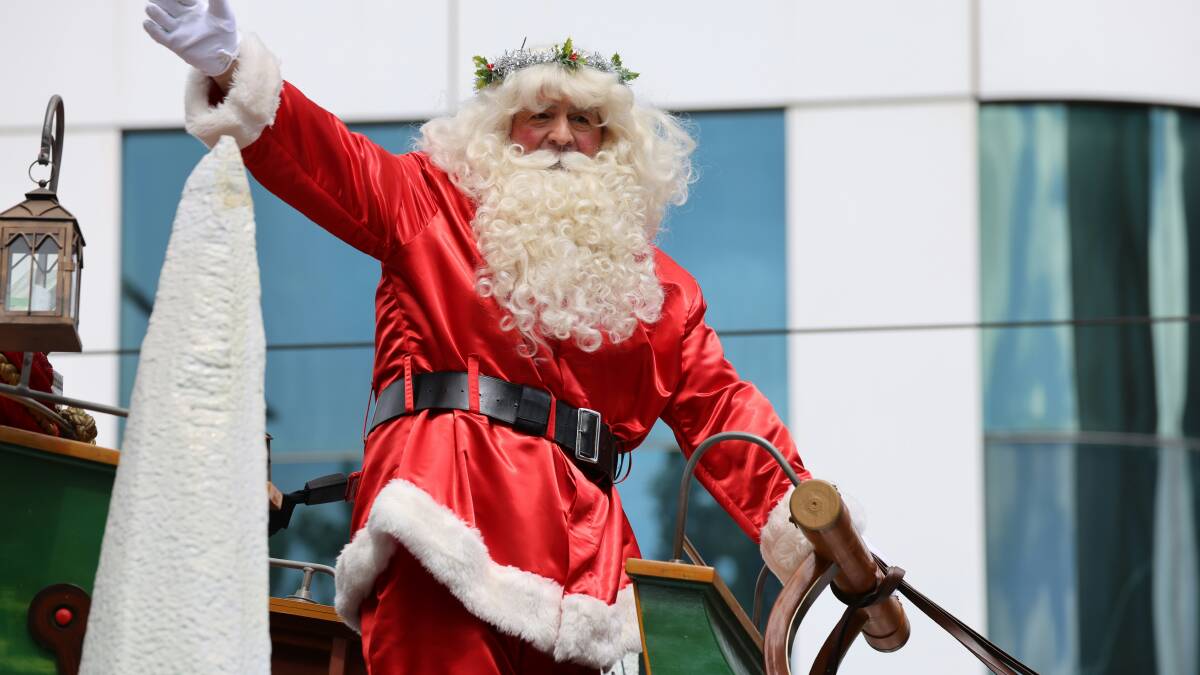 Santa arrives at the annual Adelaide Christmas Pageant. Picture: Unsplash Santa arrives at the annual Adelaide Christmas Pageant. Picture: Unsplash