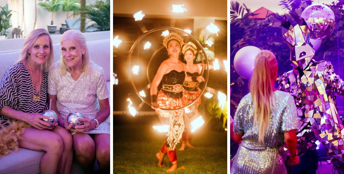 The celebrations included cocktails, a fire show and live entertainment. Picture: supplied The celebrations included cocktails, a fire show and live entertainment. Picture: supplied
