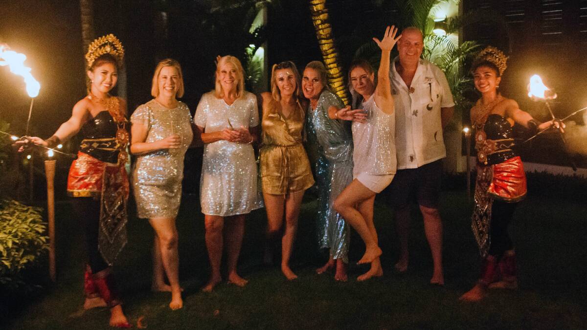 Janine enjoyed a 'birthday week' in Bali for her 70th birthday. Picture: supplied Janine enjoyed a 'birthday week' in Bali for her 70th birthday. Picture: supplied