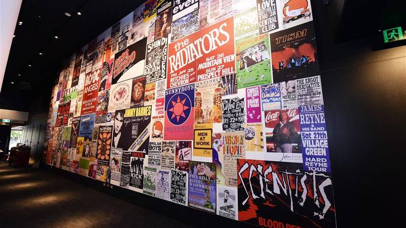 The Vault includes an impressive collection of tour posters. Picture by Jason Lau The Vault includes an impressive collection of tour posters. Picture by Jason Lau