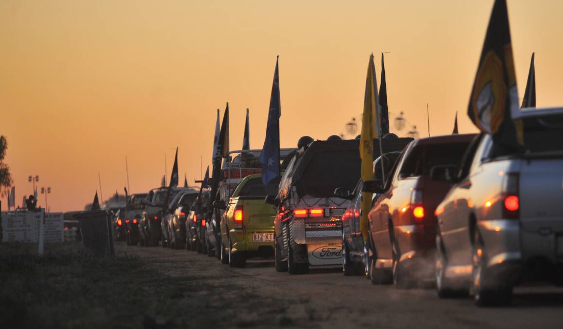 Thousands of utes make the yearly voyage to the Deni Ute Muster in Deniliquin. Picture by Nick McGrath