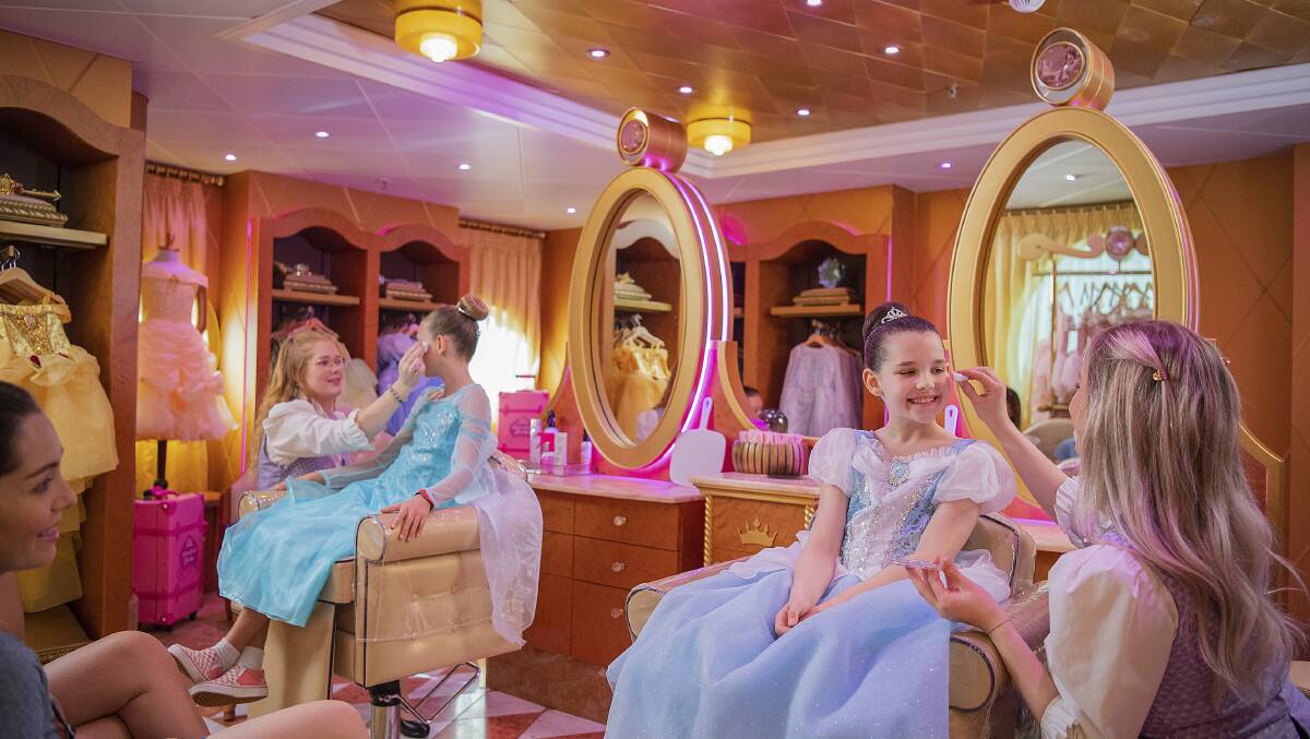 The Bibbidi Bobbidi Boutique where children are transformed into princesses and princes. Picture supplied The Bibbidi Bobbidi Boutique where children are transformed into princesses and princes. Picture supplied