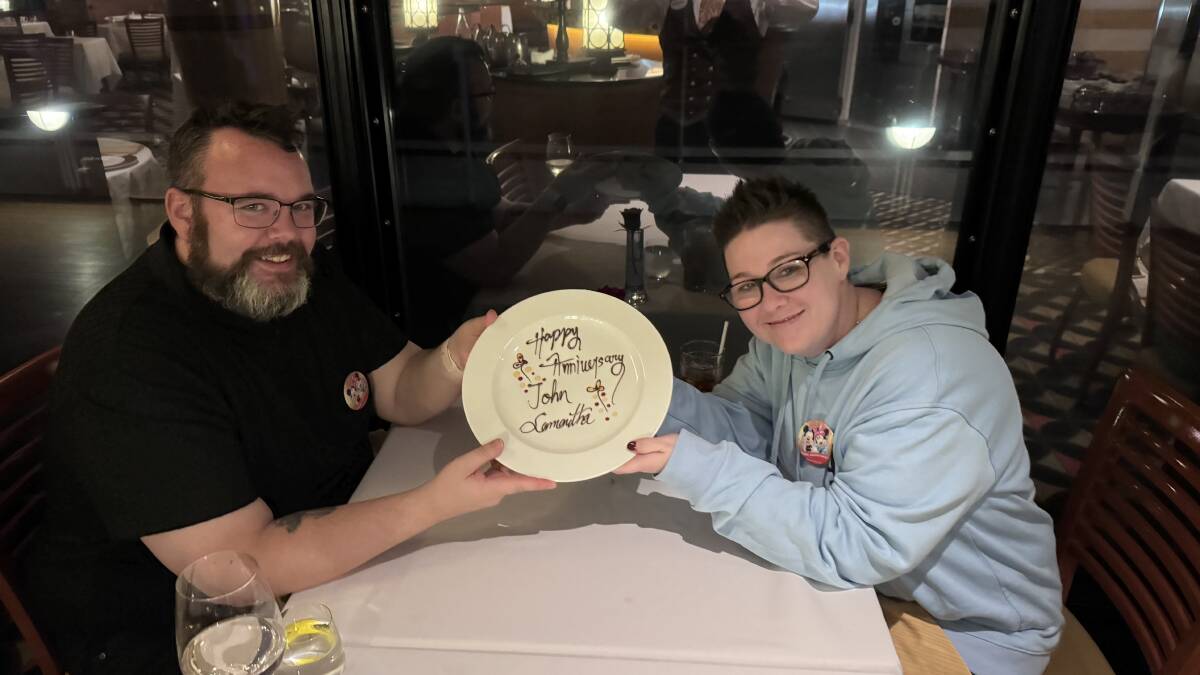 Gold Coast couple John and Samantha Estell says they experienced many thoughtful touches on the cruise. Picture supplied Gold Coast couple John and Samantha Estell says they experienced many thoughtful touches on the cruise. Picture supplied