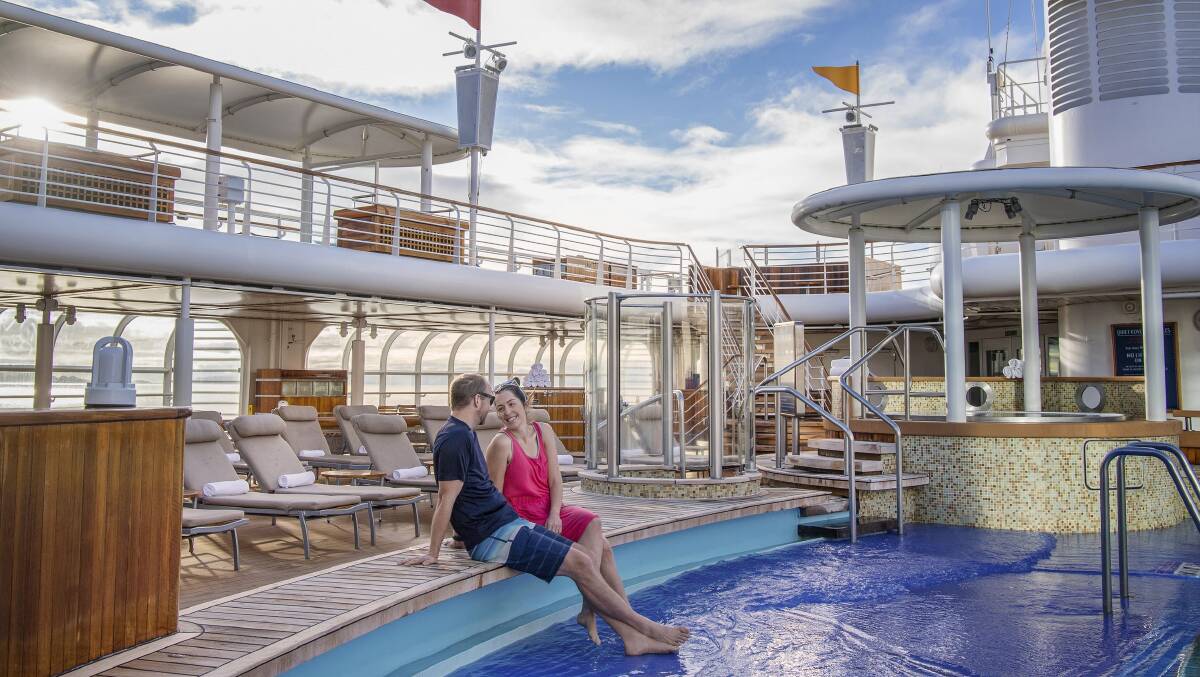 The adults-only pool area. Picture supplied The adults-only pool area. Picture supplied
