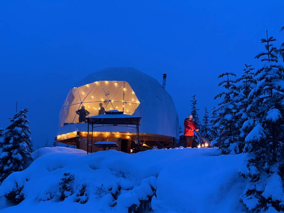 The Mystic Mountain dome in the Callaghan Valley, Whistler. Picture by Scott Hannaford