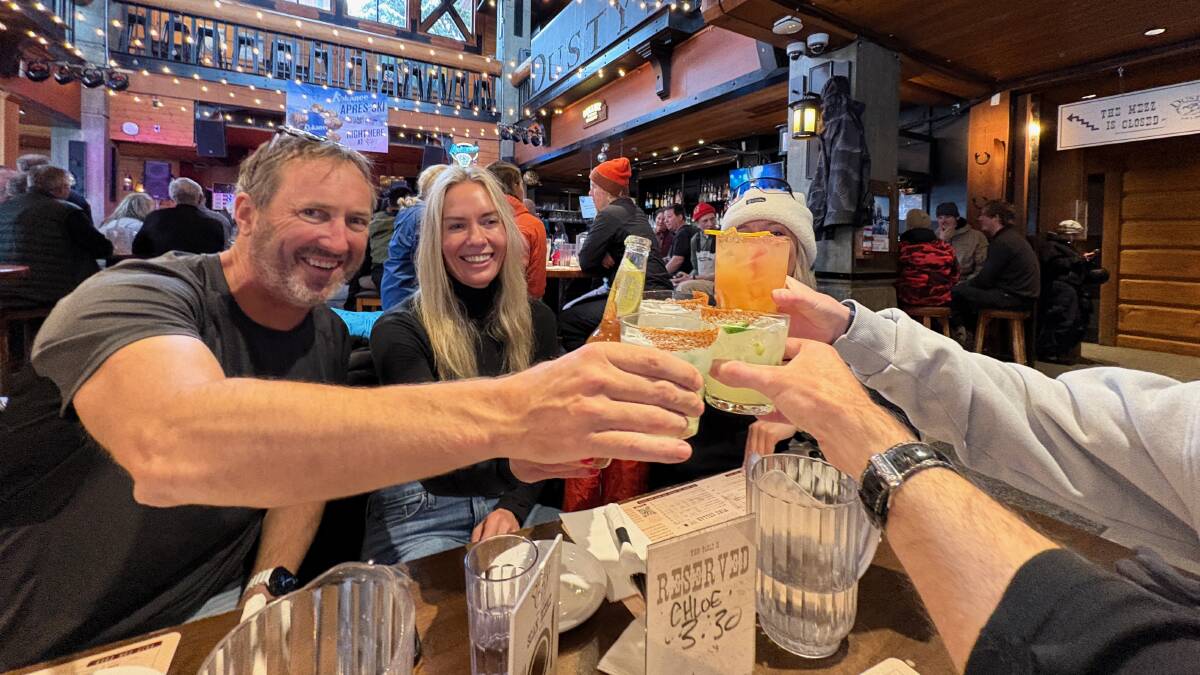 Apres time at Dusty's Bar and BBQ. Picture by Scott Hannaford