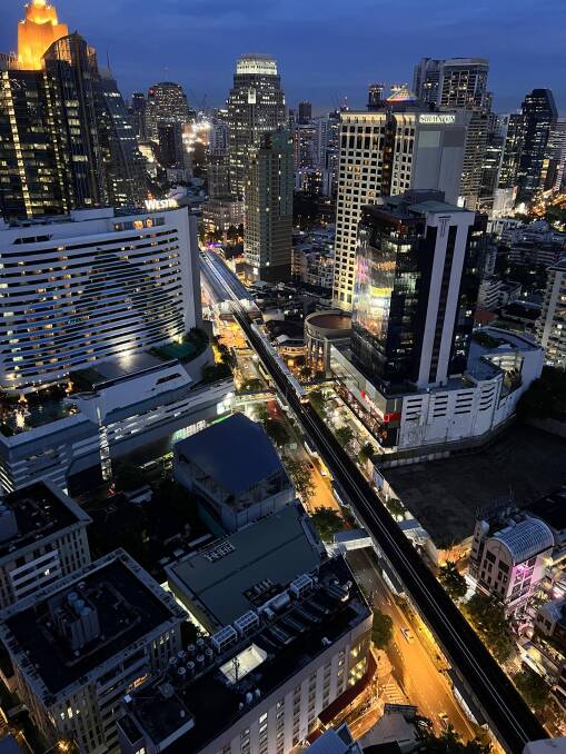 Downtown Bangkok. Picture: John Hanscombe