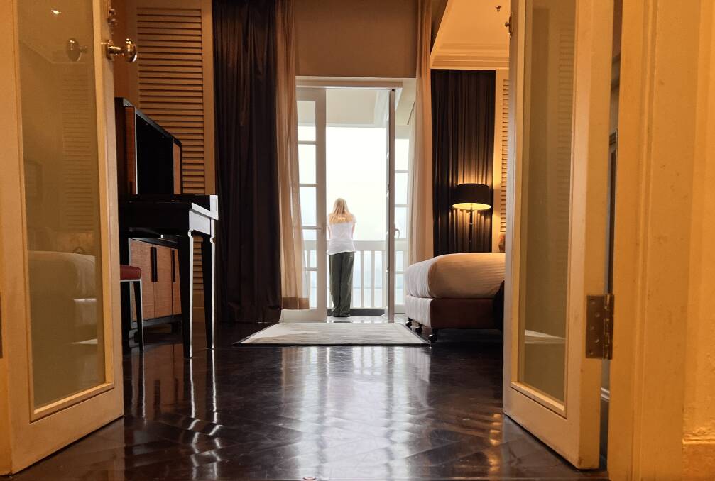 Rooms at the Eastern & Oriental Hotel in Penang overlook the Malacca Strait. Picture: John Hanscombe Rooms at the Eastern & Oriental Hotel in Penang overlook the Malacca Strait. Picture: John Hanscombe