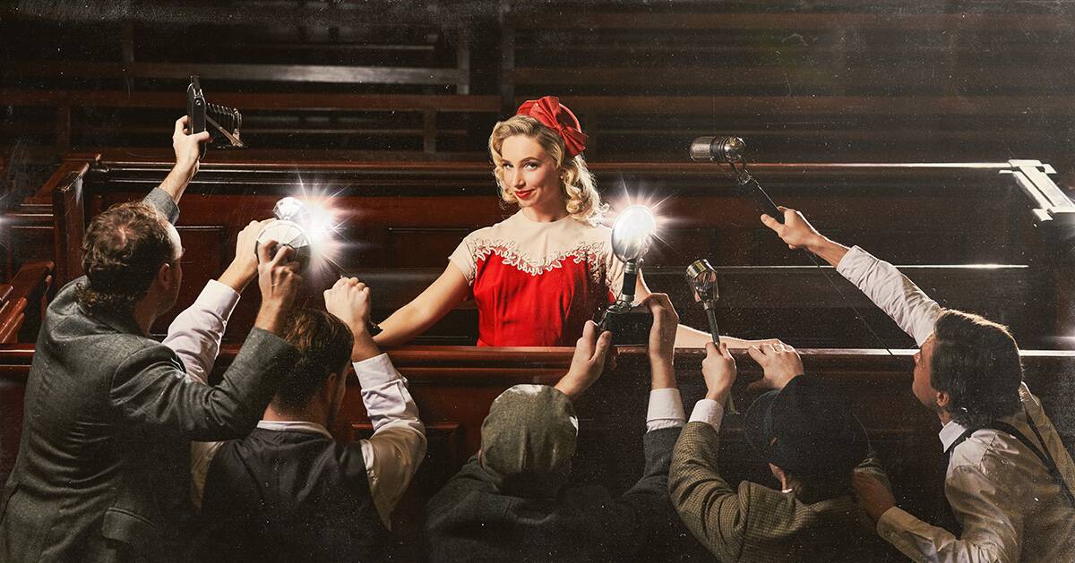 A Model Murder will be the first play ever held at Darlinghurst Courthouse. Picture supplied A Model Murder will be the first play ever held at Darlinghurst Courthouse. Picture supplied