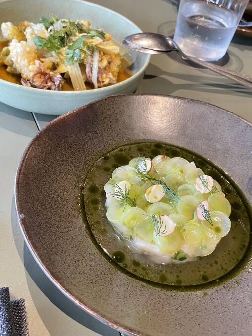 The scallop tiradito was clear favourite at Japanese-Peruvian restaurant, Callao. Picture by Josh Leeson The scallop tiradito was clear favourite at Japanese-Peruvian restaurant, Callao. Picture by Josh Leeson