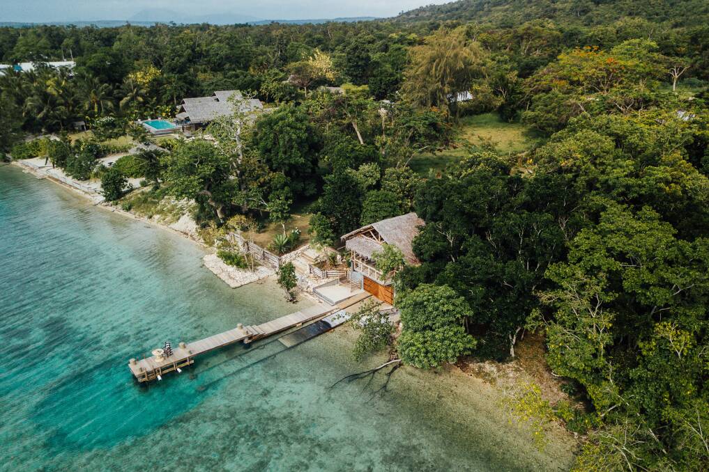 The Havannah Boat House in Vanuatu. The Havannah Boat House in Vanuatu.