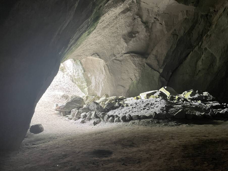 The opening to Fels Cave. Picture: Emma Horn The opening to Fels Cave. Picture: Emma Horn
