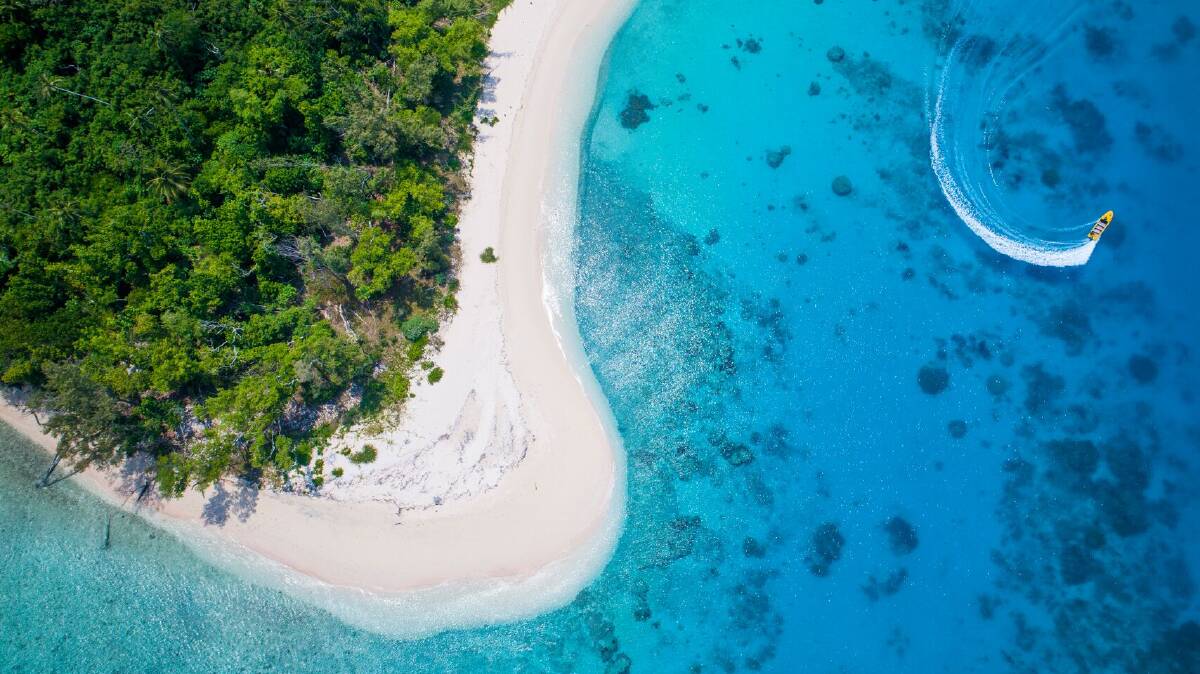 Havannah Harbour on Moso island. Picture: Vanuatu Tourism/David Kirkland Havannah Harbour on Moso island. Picture: Vanuatu Tourism/David Kirkland