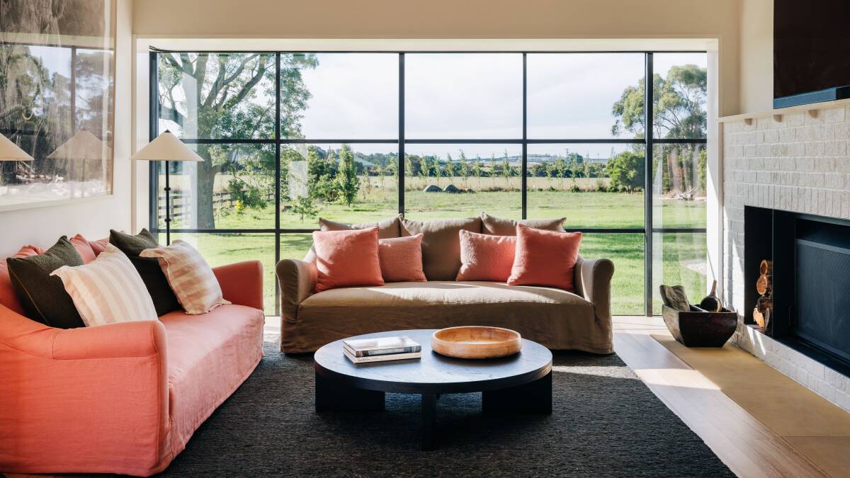 Chic interiors and stunning country views.