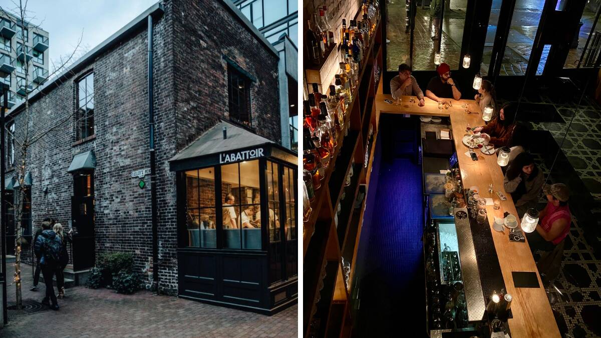 L'Abbatoir - by day and night. 