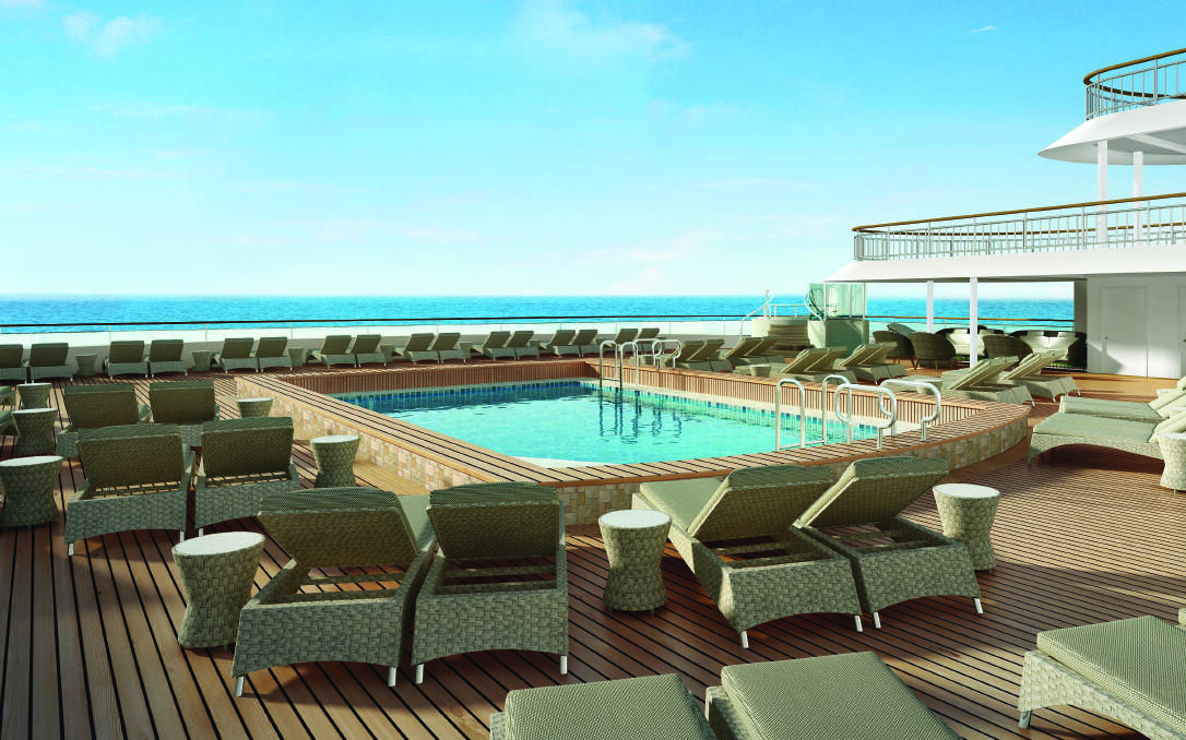Spice H20, pool sundeck on Norwegian Spirit. Picture supplied Spice H20, pool sundeck on Norwegian Spirit. Picture supplied