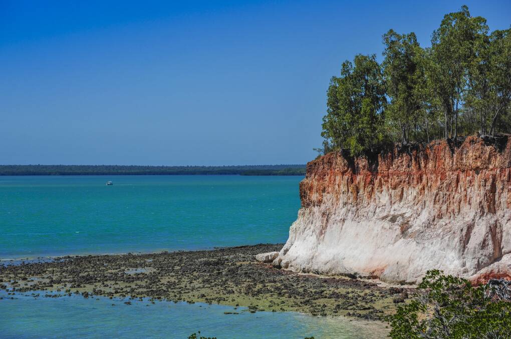 Striking cliffs at Port Essington.