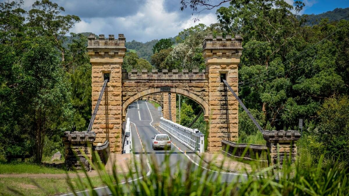 The historic Hampden Bridge in Kangaroo Valley in the Shoalhaven area of NSW. Picture supplied