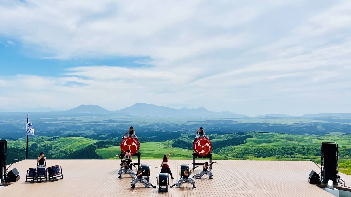 Drumming in Kyushu. Picture supplied by Wendy Wu Tours