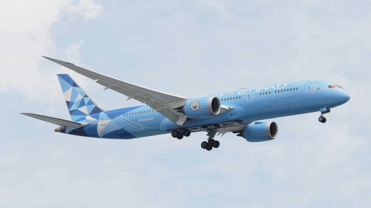 An Etihad aircraft. Picture by Fasyah Halim/Unsplash