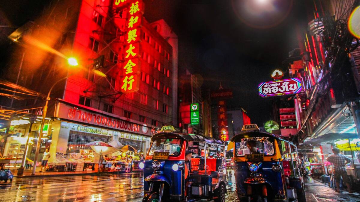 Tuk-tuks in Bangkok's Chinatown. Picture by Florian Wehde/Unsplash