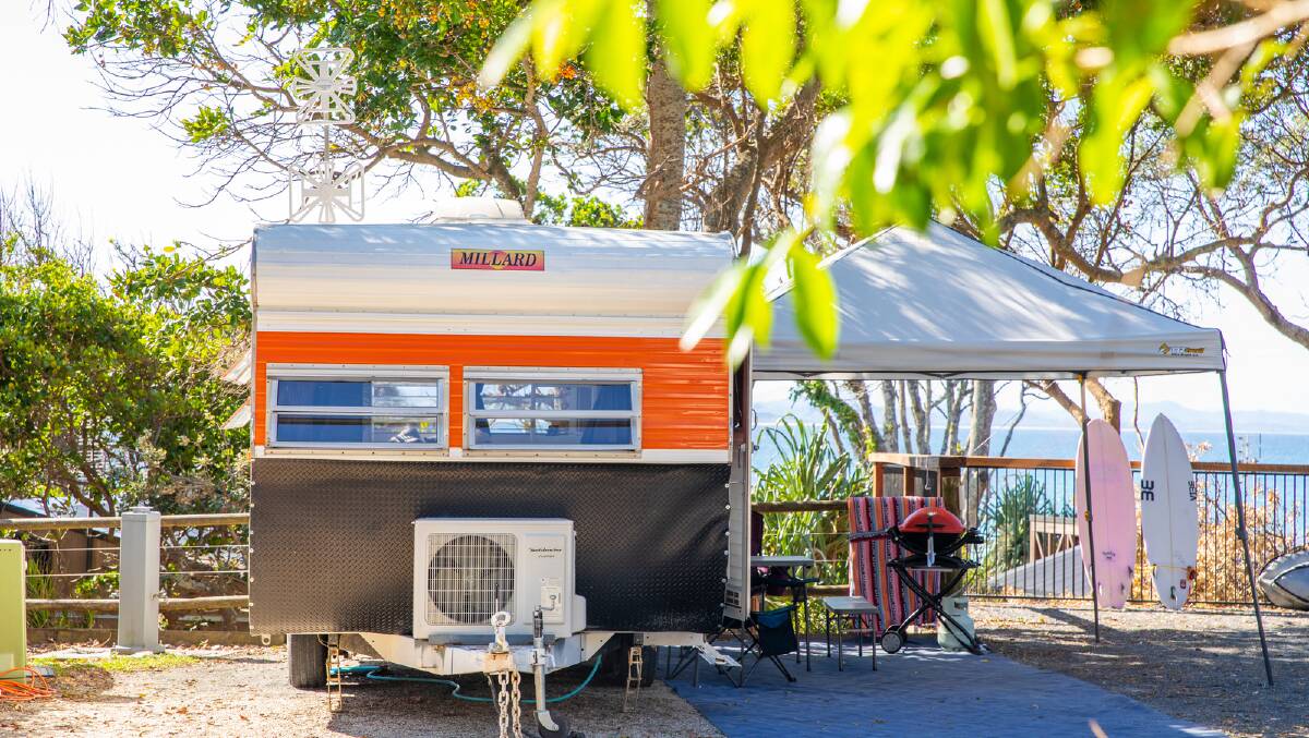 'Moana', one of the pre-1980s vintage caravans on Camplify.