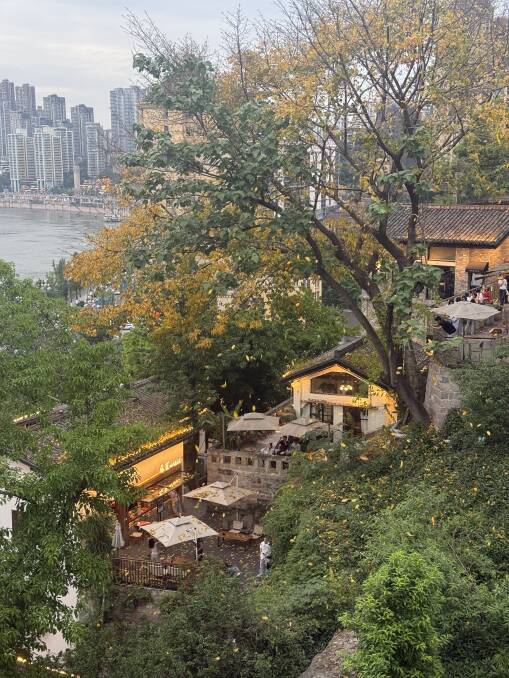Old meets new in China. Picture by Grace Henskes