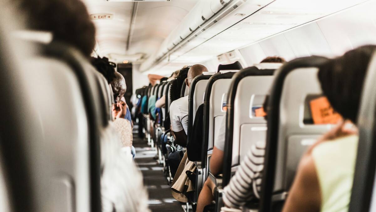 Inside the cabin of an aircraft. Picture by Unsplash