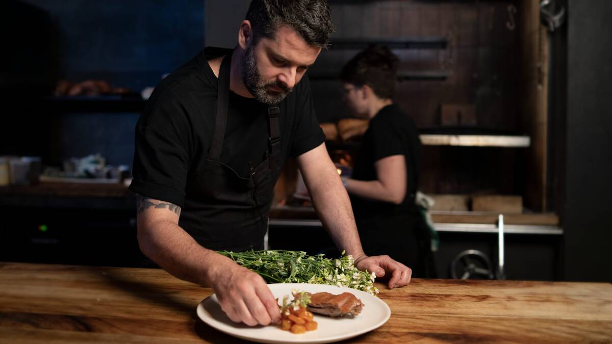 Agnes Restaurant at Fortitude Valley is known for its theatrical, woodfired cooking Picture by Liam Brennan