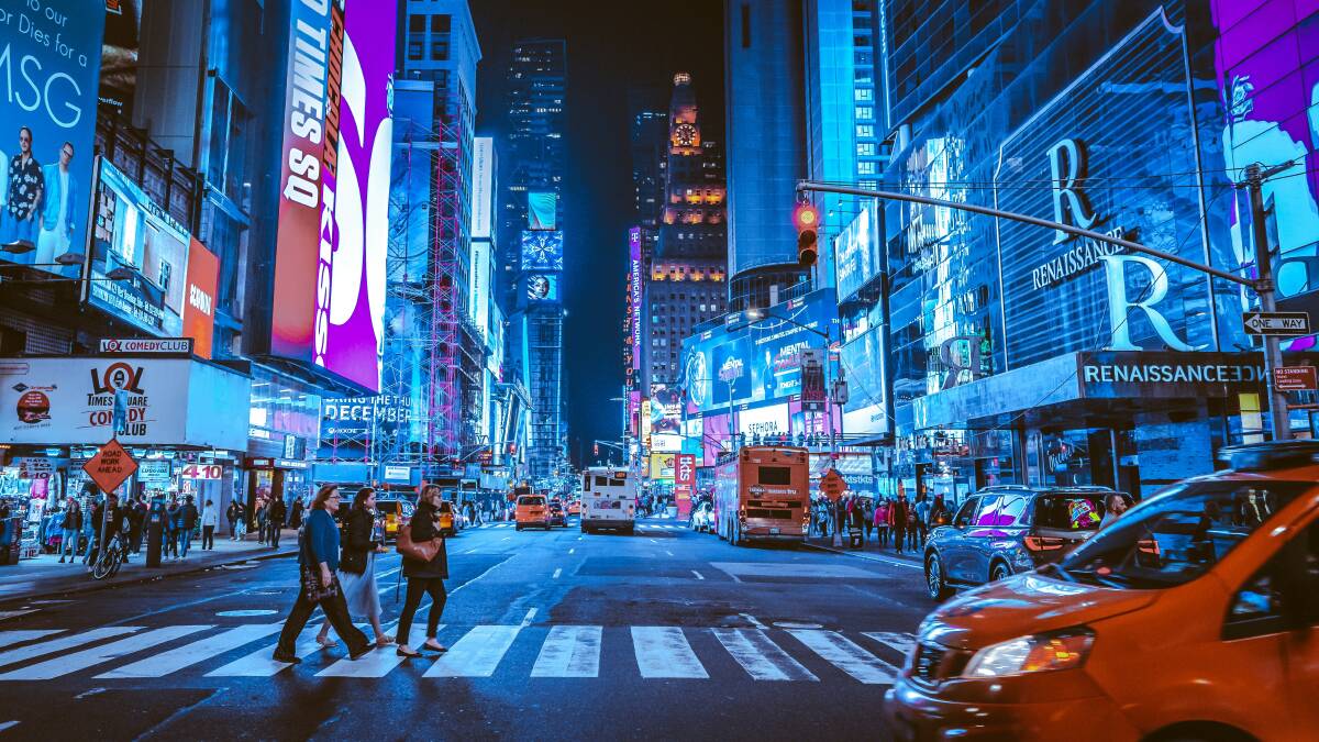 Times Square in New York. Picture by Andreas Niendorf/Unsplash