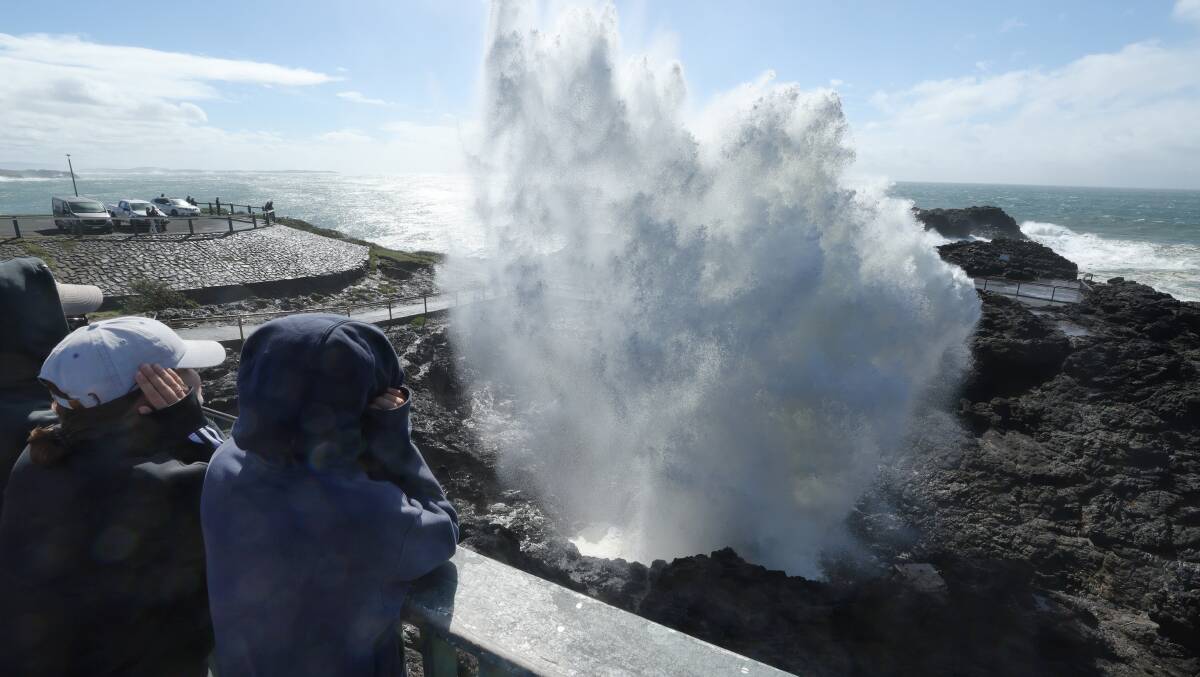 The Kiama blowhole. Picture by Robert Peet