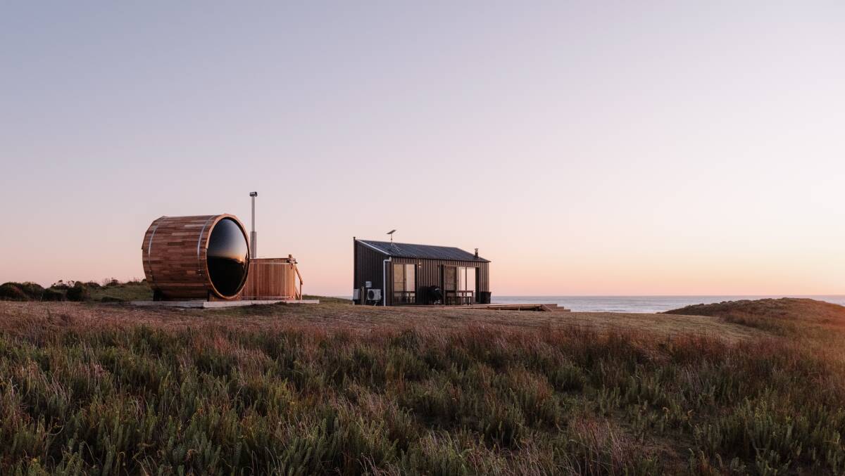 An Airbnb property called Red Rock Hut in King Island, Tasmania. Picture supplied An Airbnb property called Red Rock Hut in King Island, Tasmania. Picture supplied