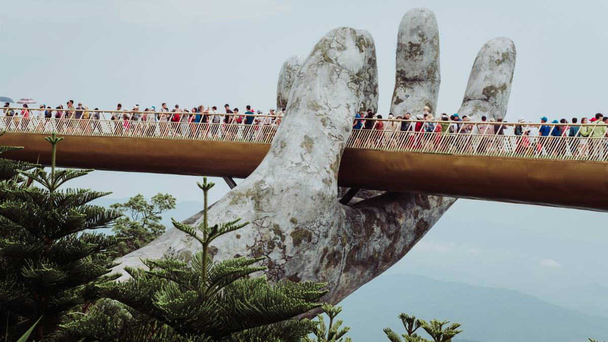 The Golden Bridge in Da Nang, Vietnam. Picture by Andreea Popa/Unsplash
