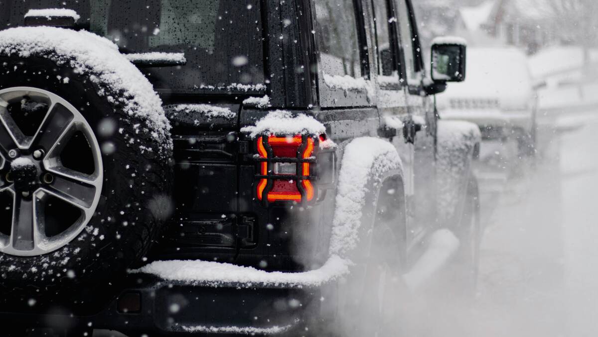 Stopping takes longer in the snow. Picture by David Nicolai/Unsplash