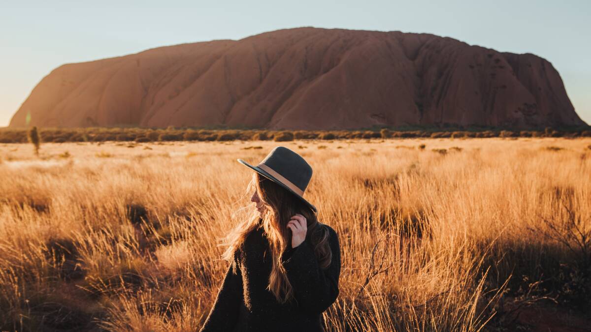 Uluru at sunset. Picture by Tourism NT/Emilie Ristevski