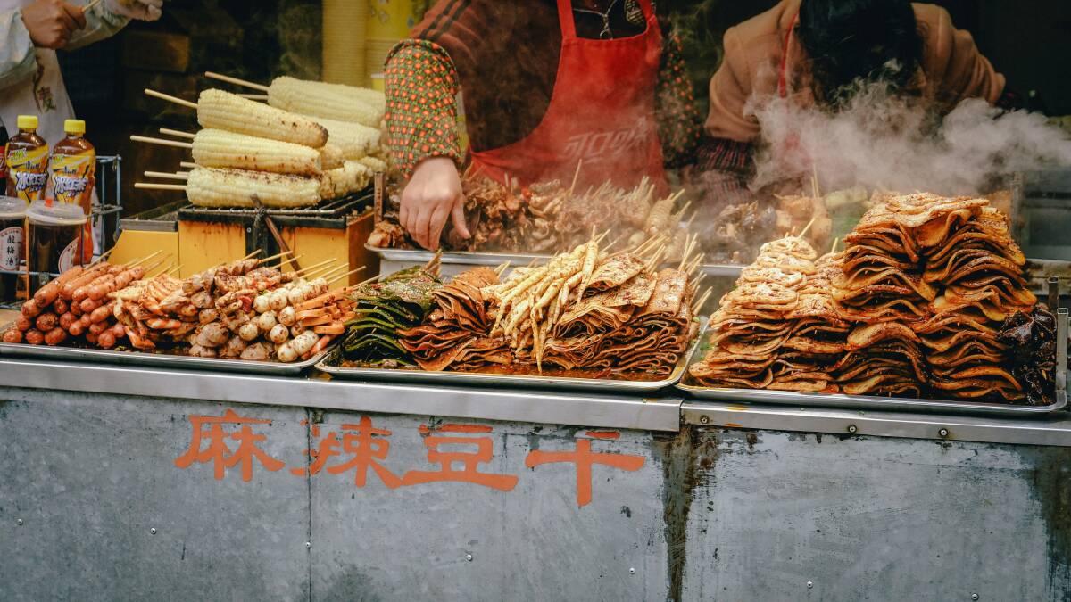 Street food in Chengdu, China. Picture by Zooey Li/Unsplash