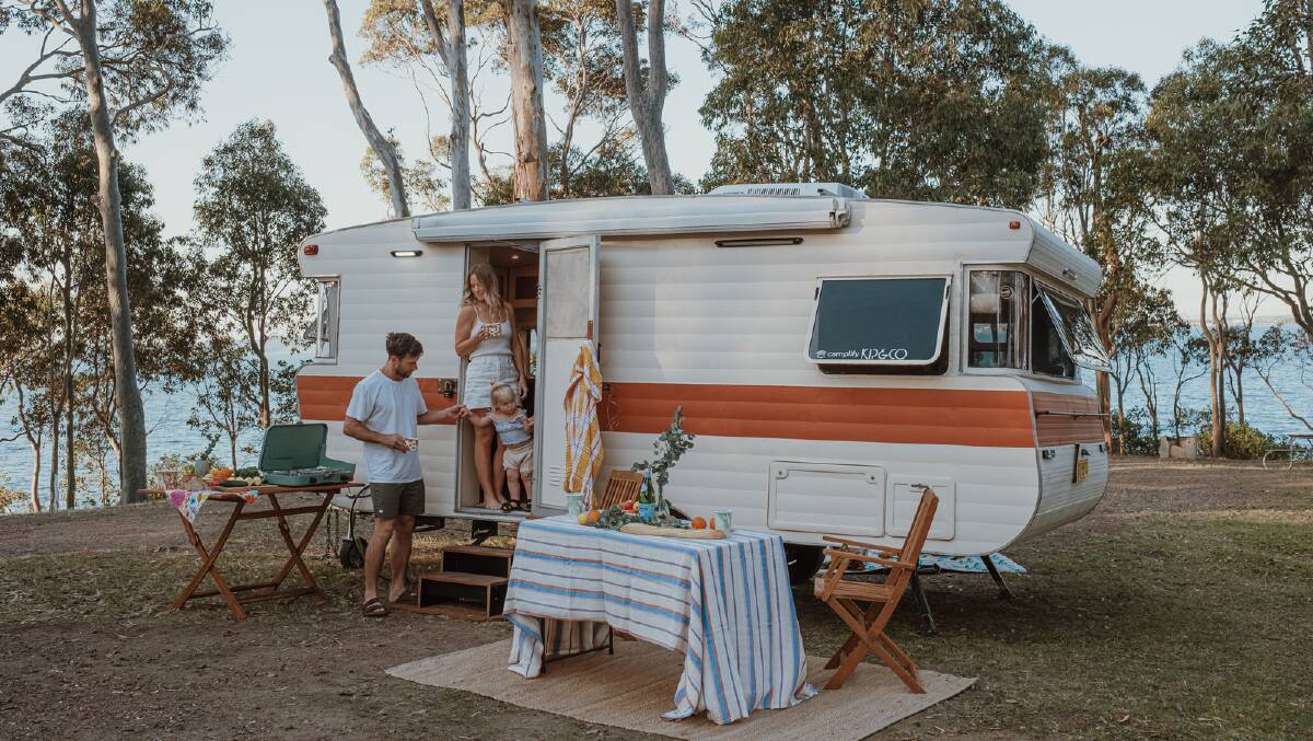 'Lenni' promises a simple family holiday - one of the vintage caravans on Camplify.