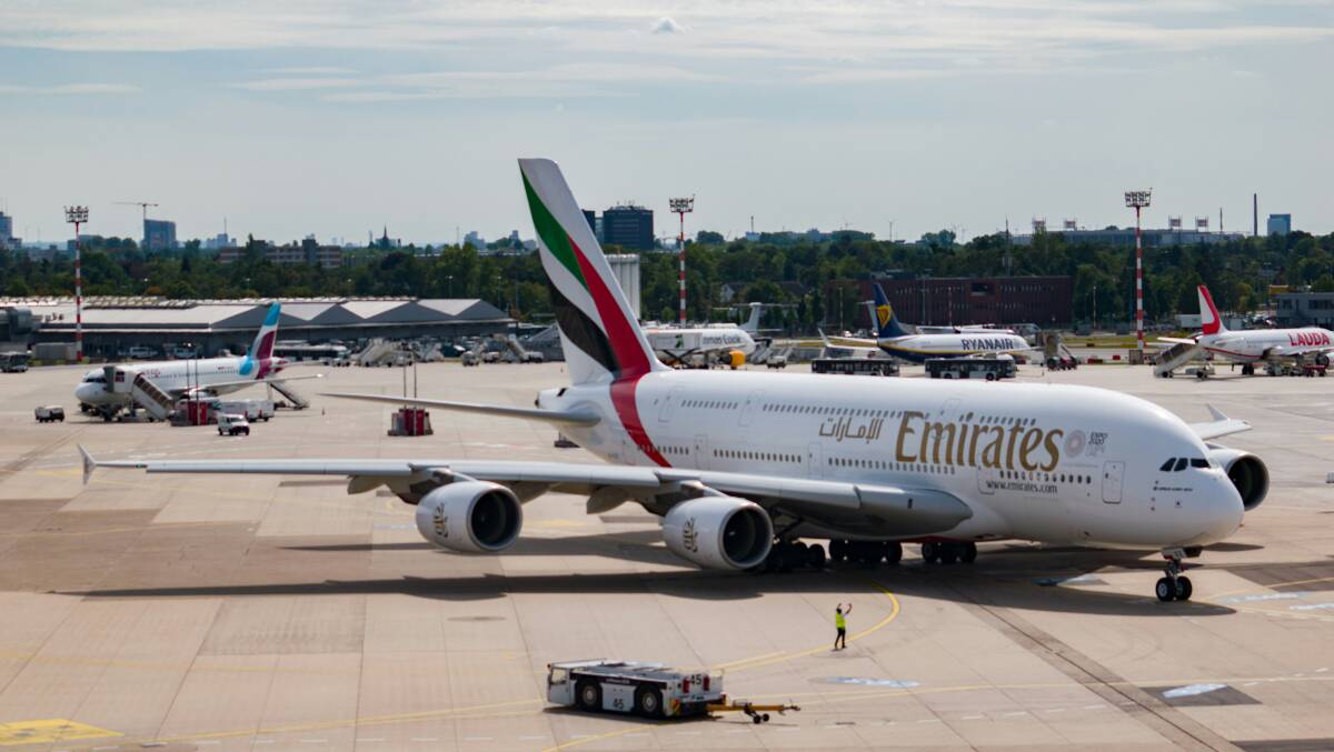 An Emirates aircraft. Picture by Tim Dennert /Unsplash An Emirates aircraft. Picture by Tim Dennert /Unsplash