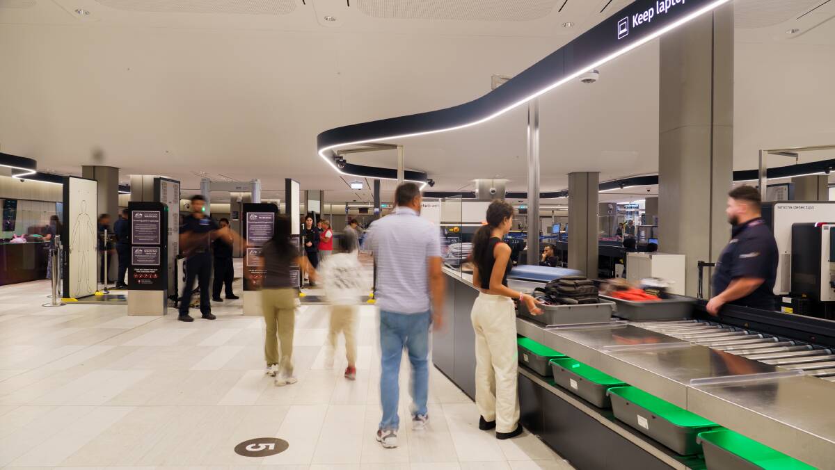 Upgraded screening at Sydney Airport's international terminal. Picture supplied by Sydney Airport Upgraded screening at Sydney Airport's international terminal. Picture supplied by Sydney Airport